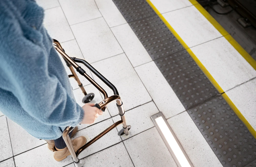 Accessibilité marquage podotactile Toulouse