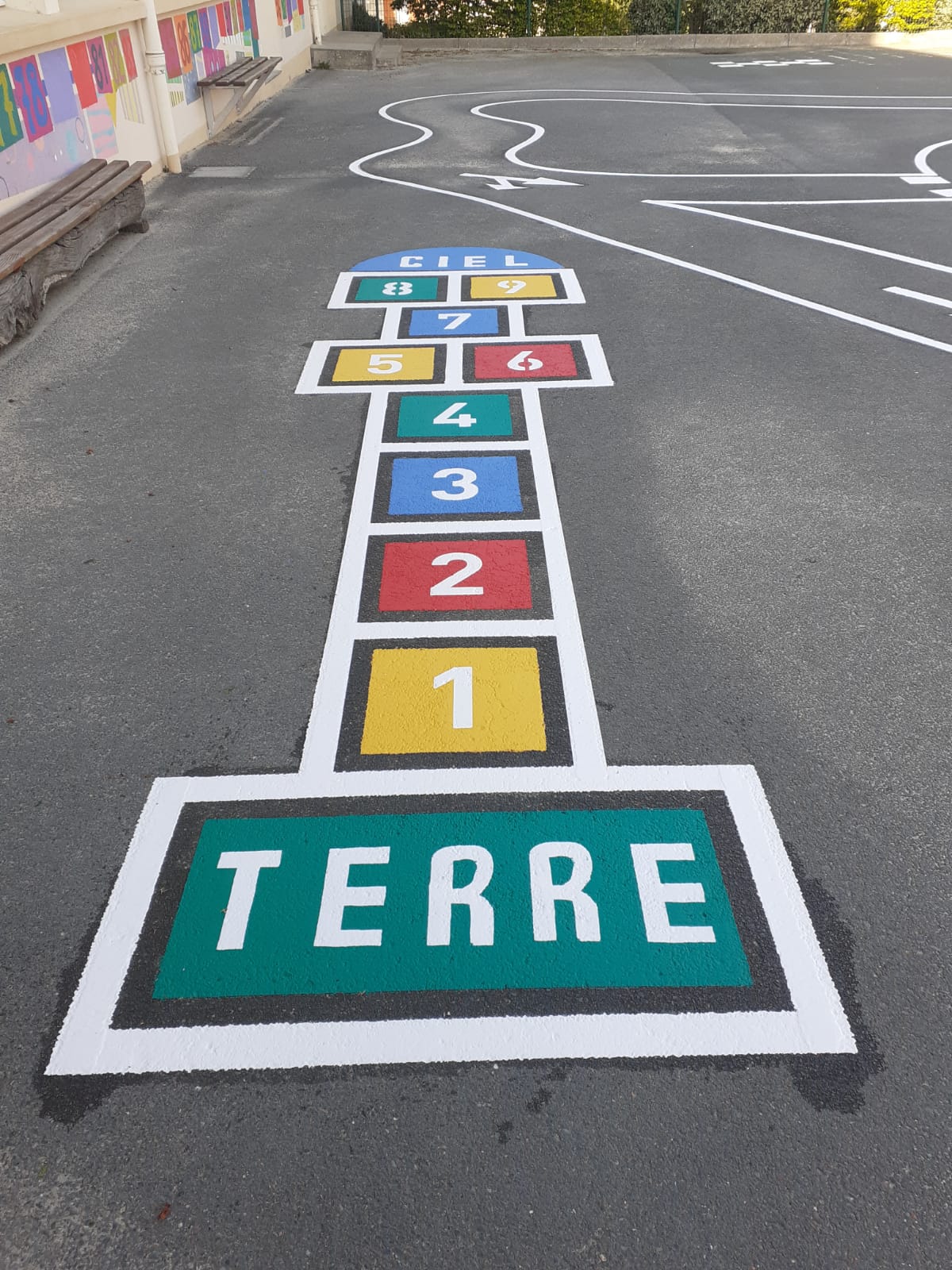 Scolaire marquage cour sol toulouse